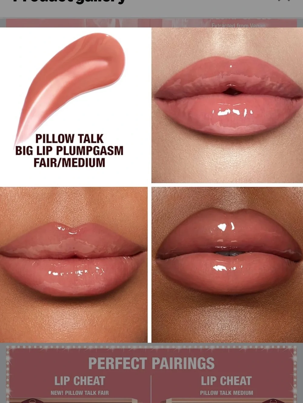 Charlotte Tilbury Pillow Talk Big Lip Plumpgasm (Fair/Medium) *No box*